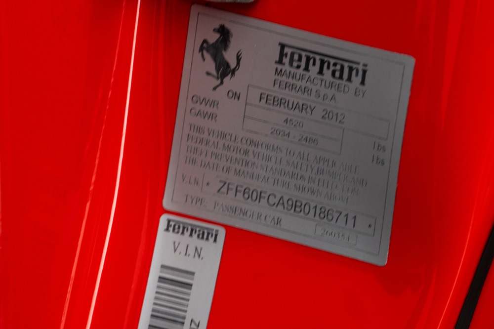 2011 Ferrari 599 GTB 60F1