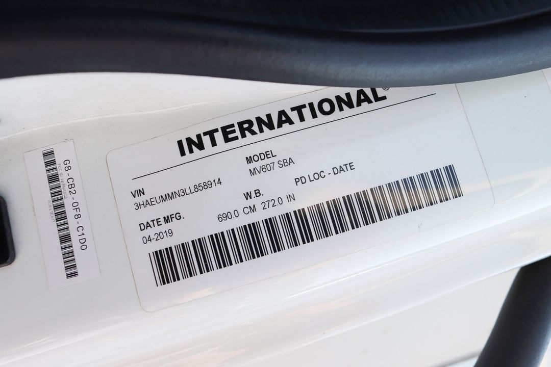 2020 INTERNATIONAL MV607