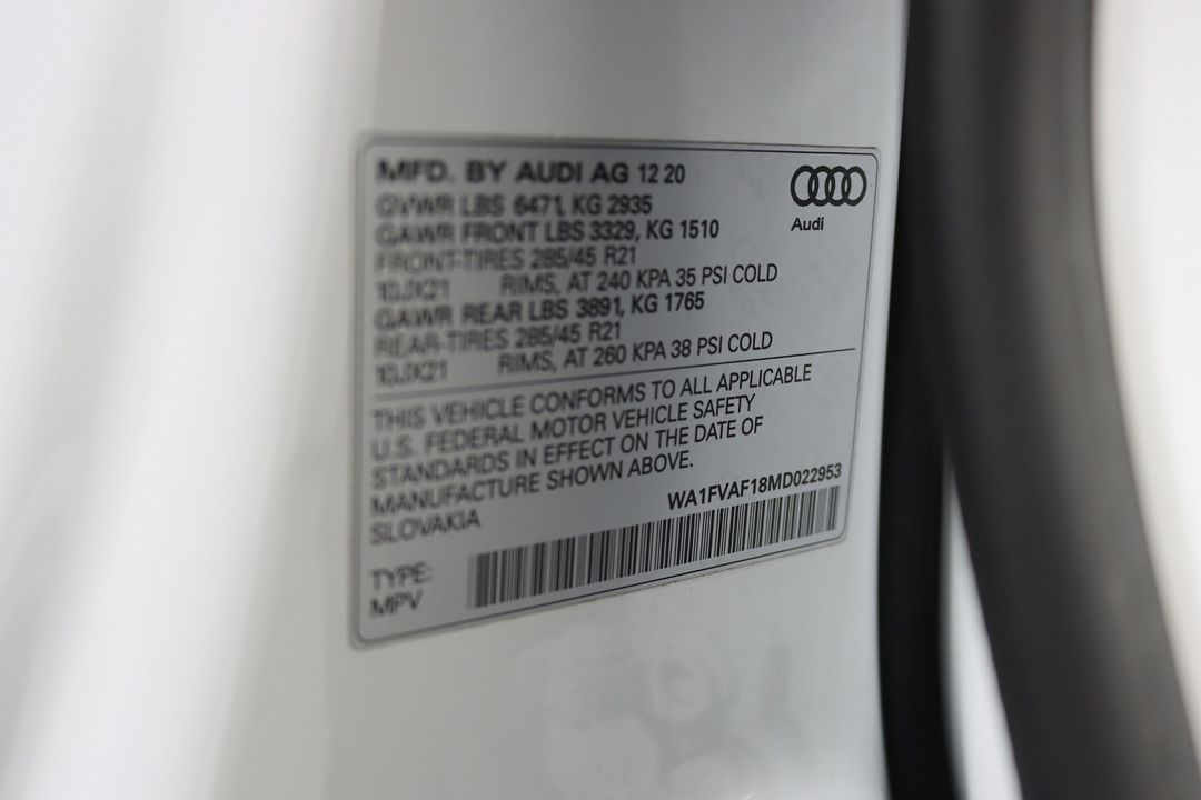 2021 Audi Q8