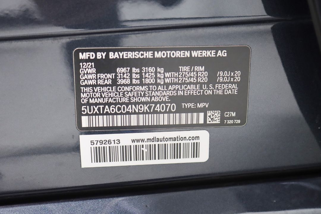 2022 BMW X5