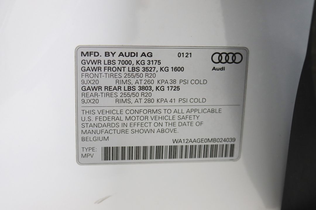 2021 Audi e-tron Sportback