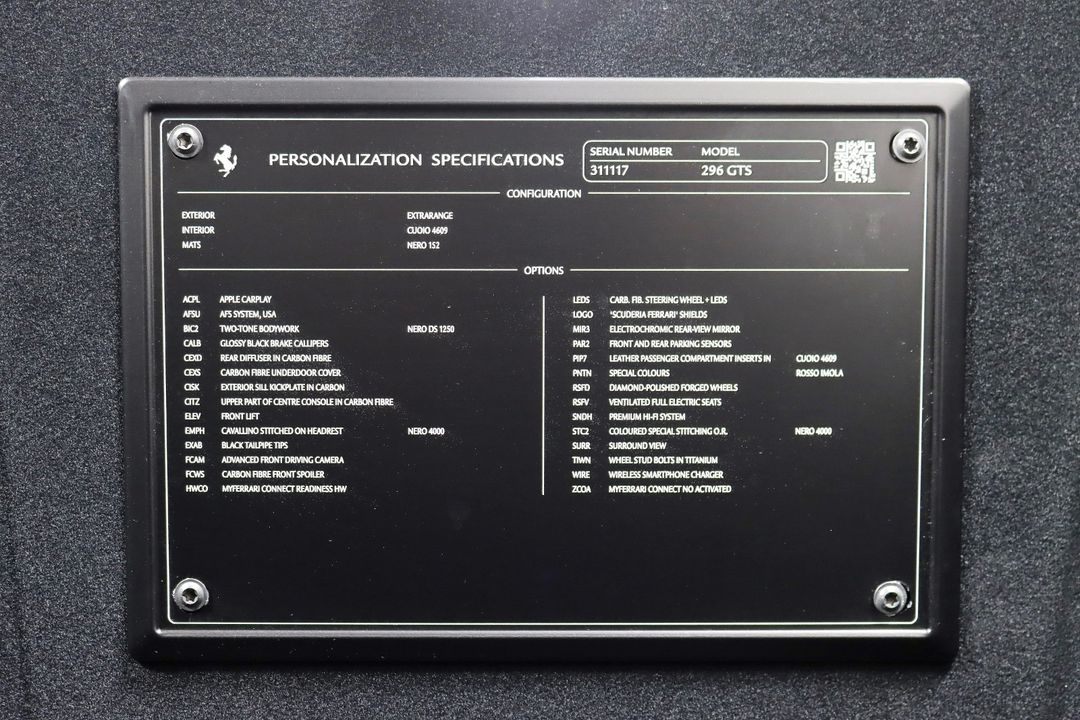 2024 Ferrari 296 GTS