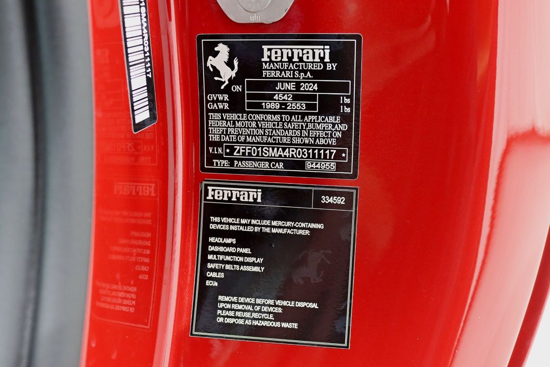 2024 Ferrari 296 GTS