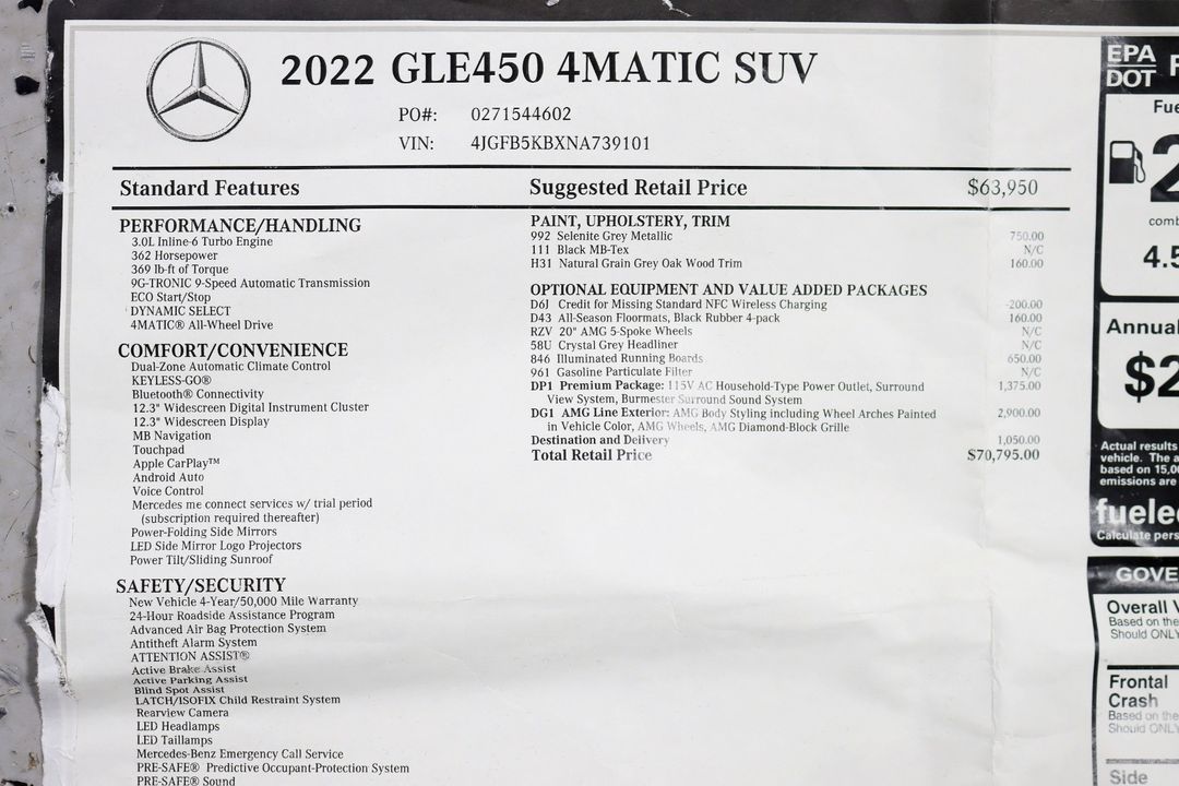 2022 Mercedes-Benz GLE