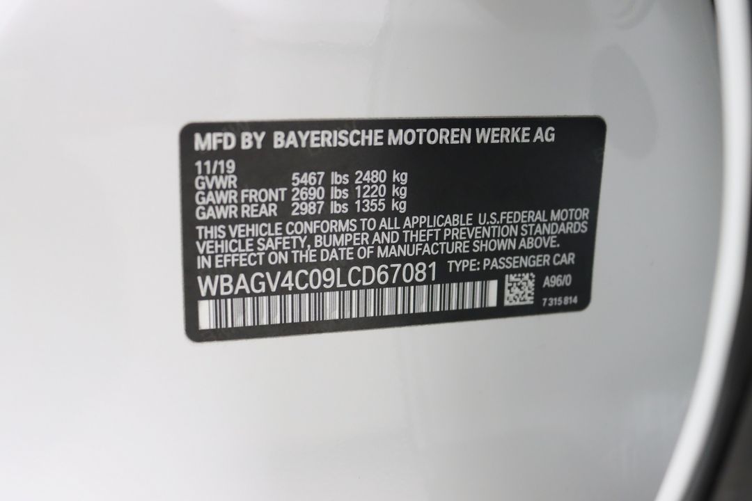 2020 BMW 8 Series