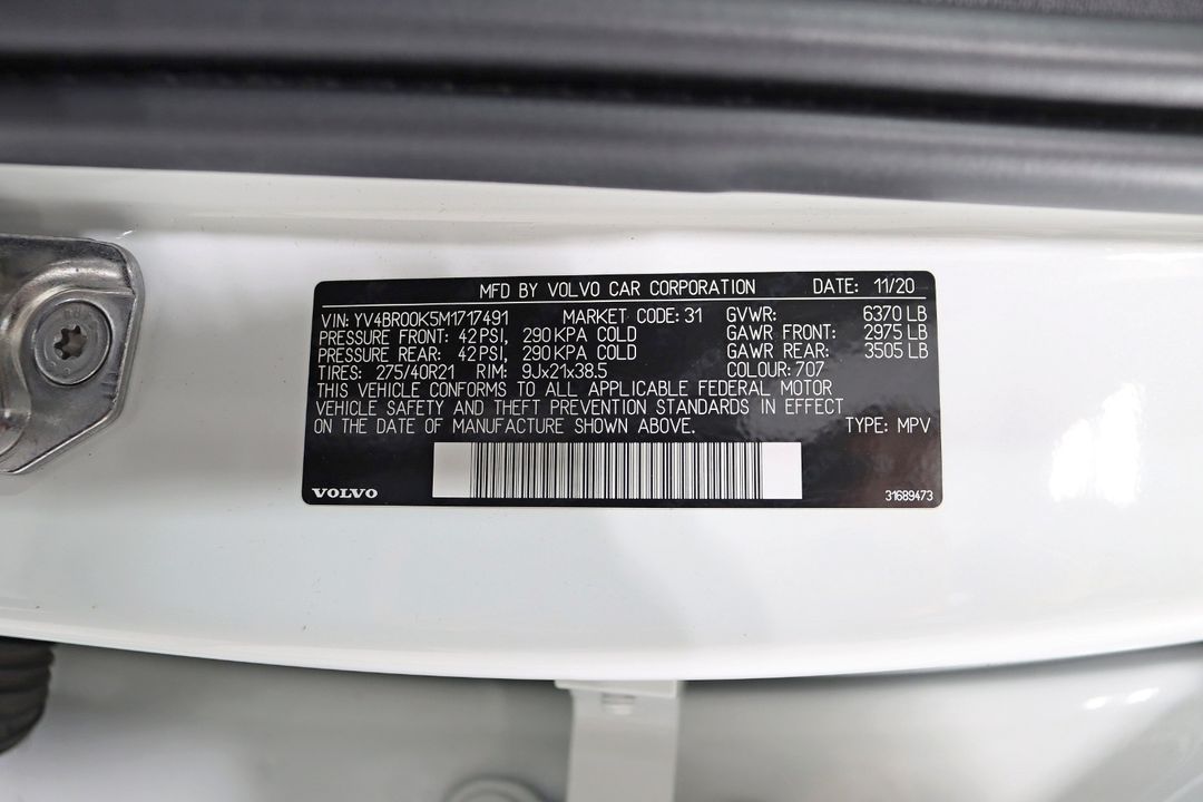 2021 Volvo XC90 Recharge