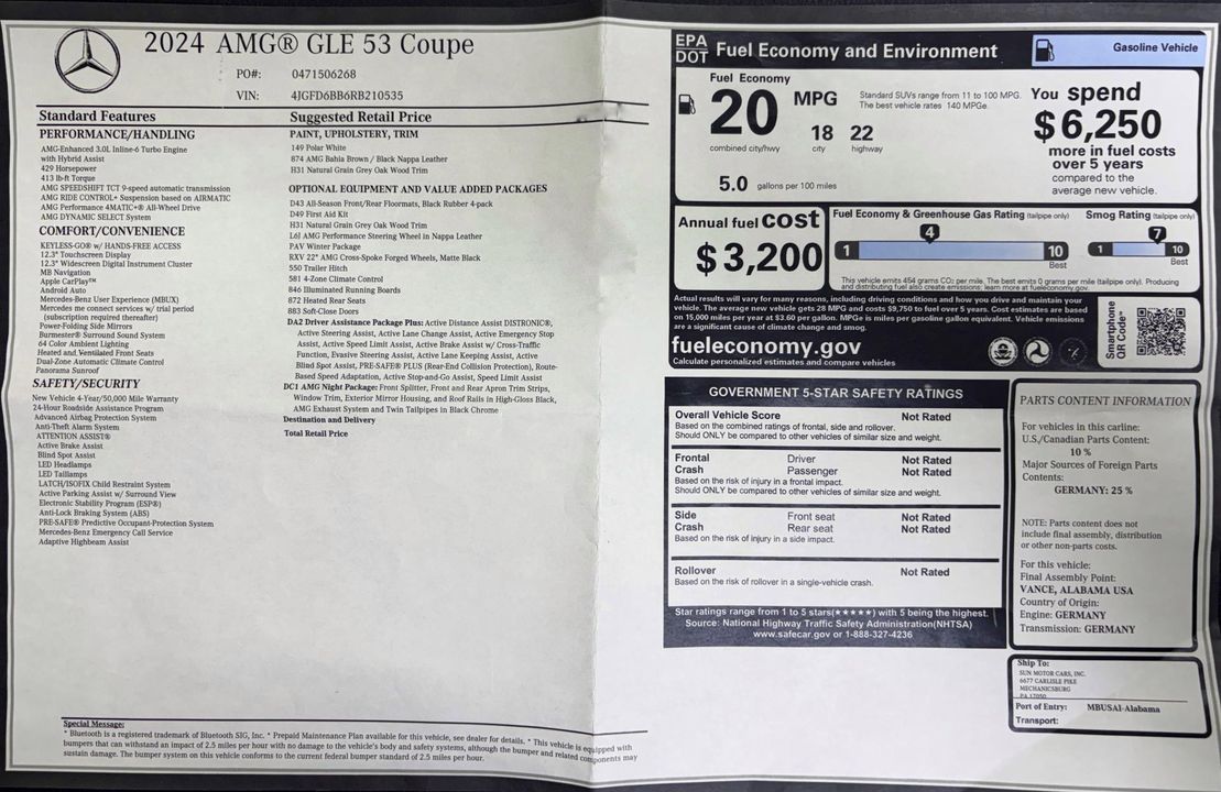 2024 Mercedes-Benz GLE