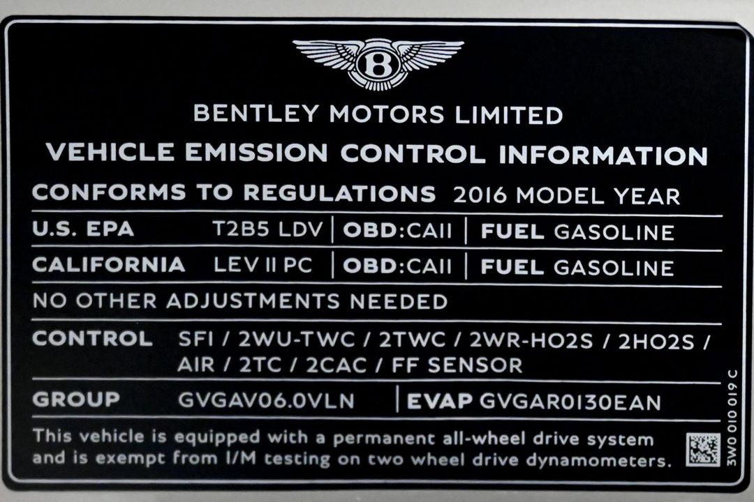 2016 Bentley Continental GT