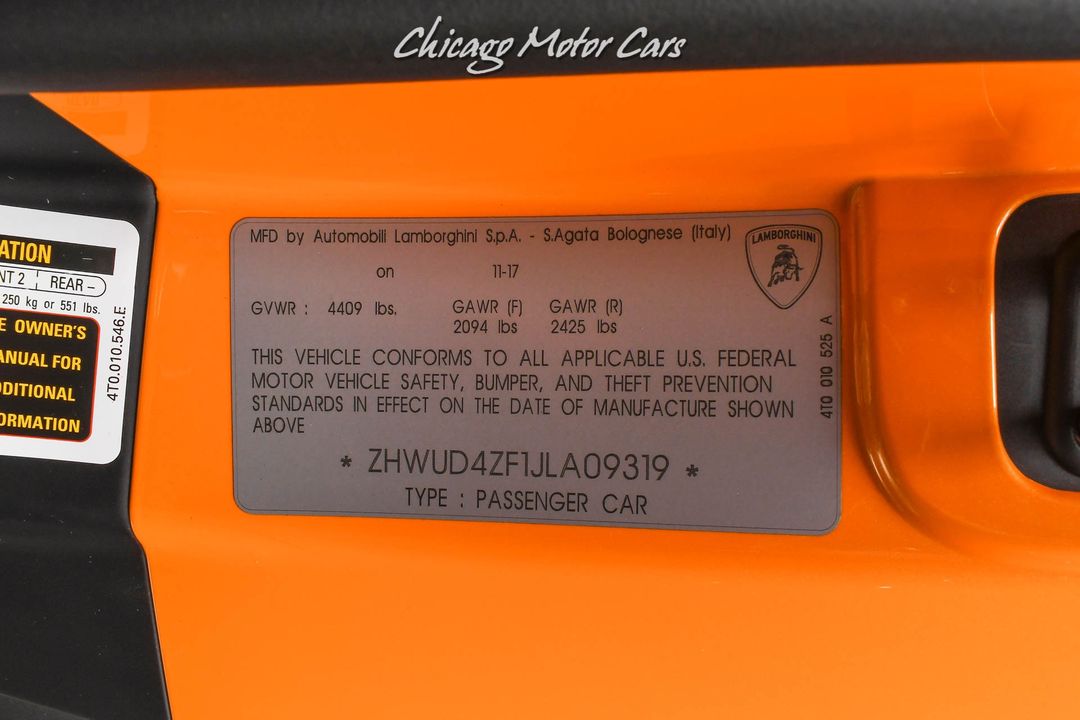 2018 Lamborghini Huracan