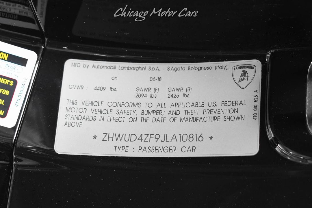 2018 Lamborghini Huracan