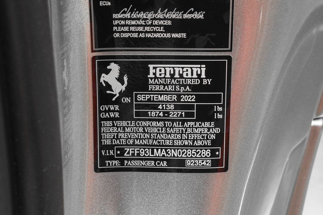2022 Ferrari F8 Spider