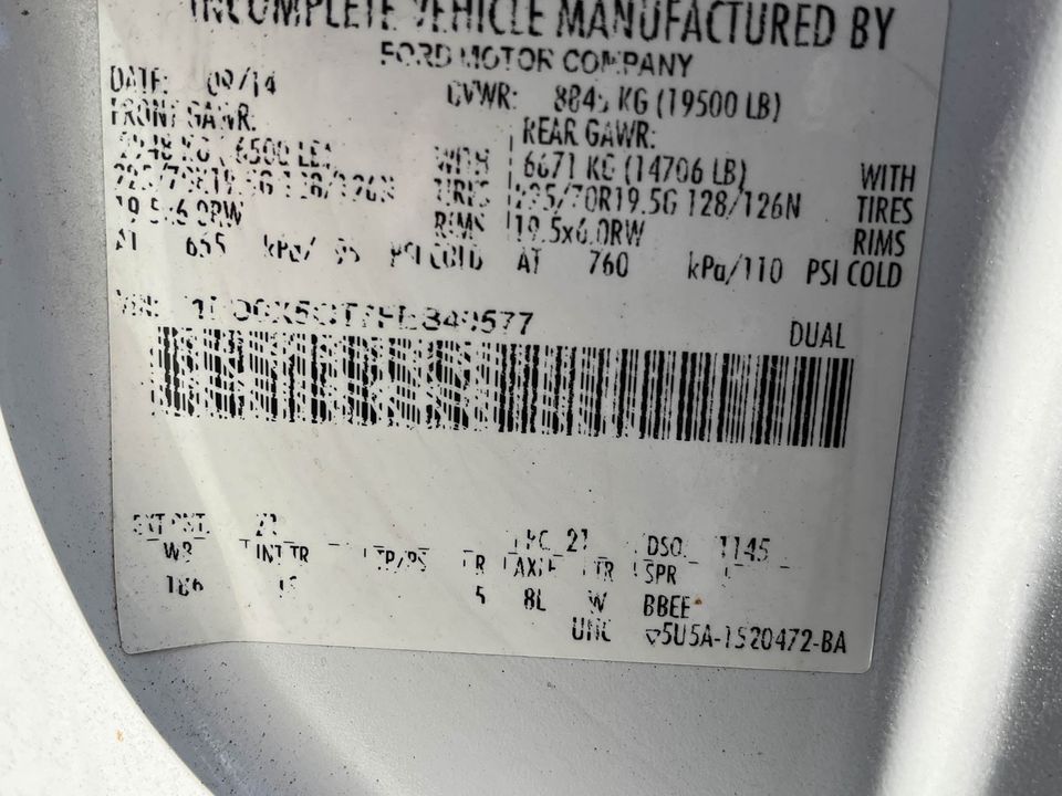 2015 Ford F-550