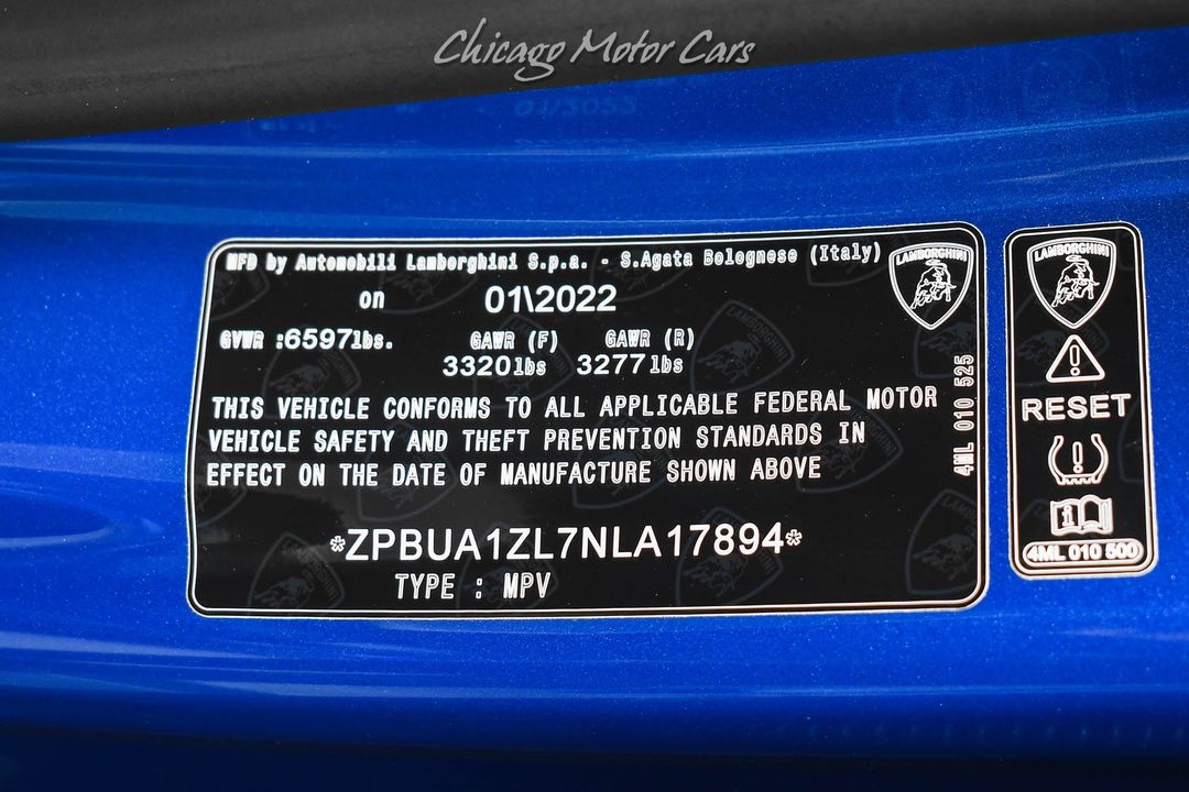 2022 Lamborghini Urus