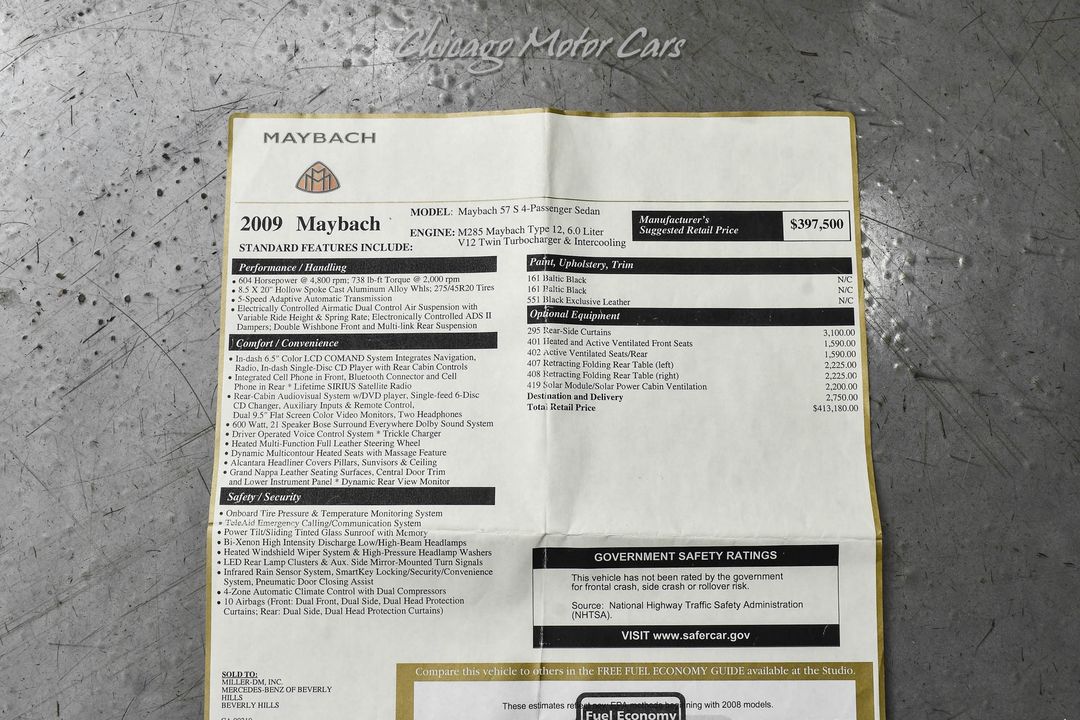 2009 Maybach 57S