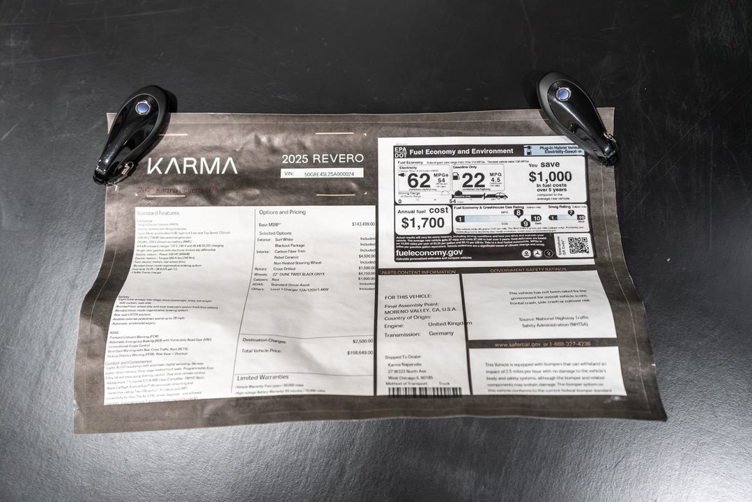 2025 Karma Revero