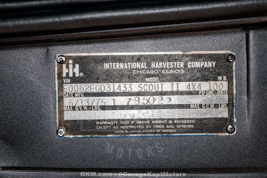 1975 International Scout II