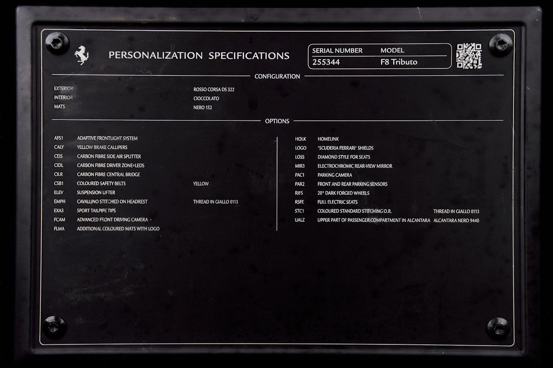 2020 Ferrari F8 Tributo