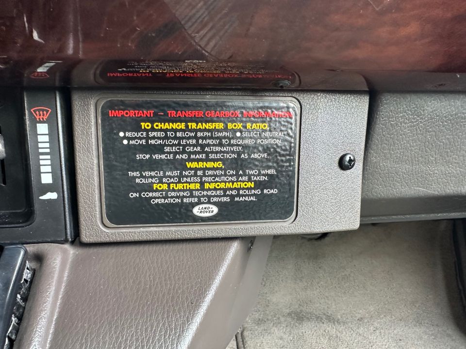 1991 Land Rover Range Rover