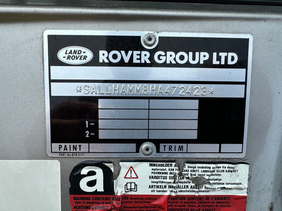 1991 Land Rover Range Rover