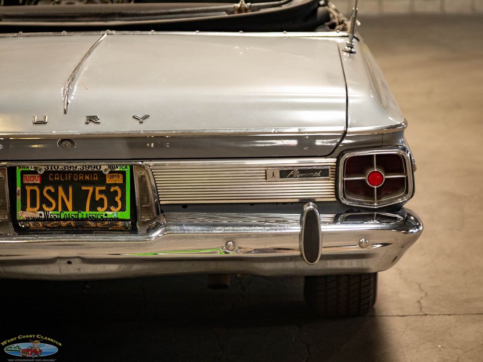 1963 Plymouth Fury Custom 505 c.i. V8 Convertible