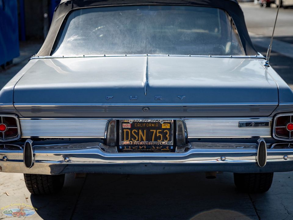 1963 Plymouth Fury Custom 505 c.i. V8 Convertible