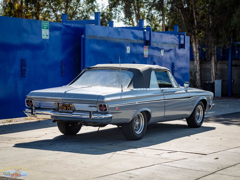 1963 Plymouth Fury Custom 505 c.i. V8 Convertible
