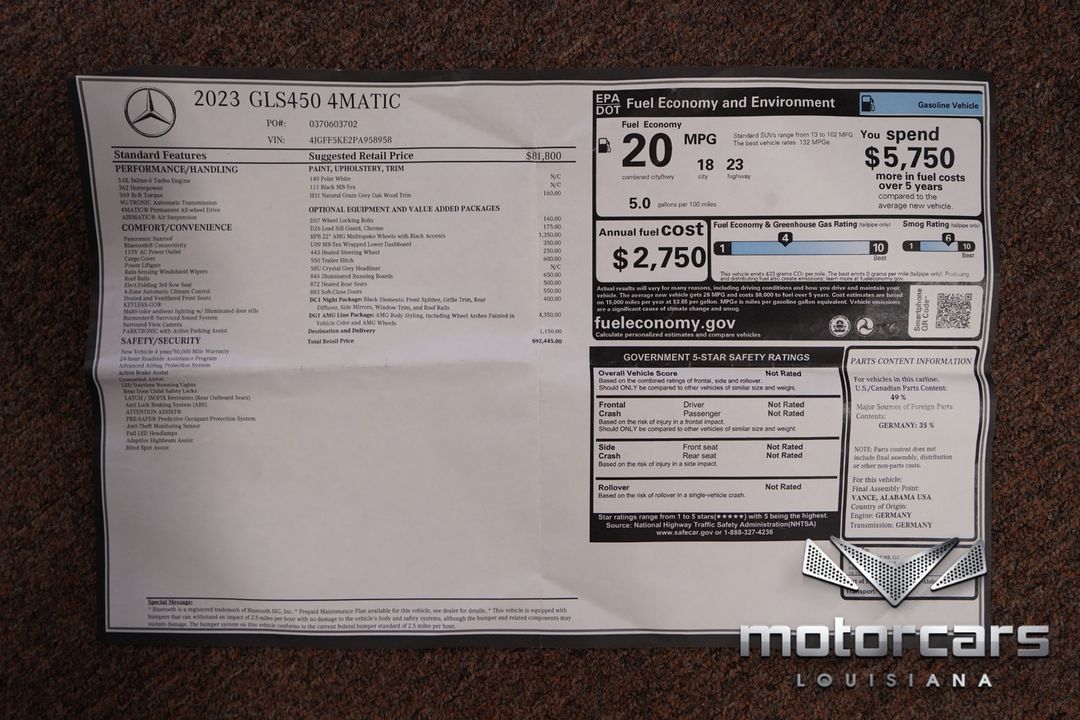 2023 Mercedes-Benz GLS