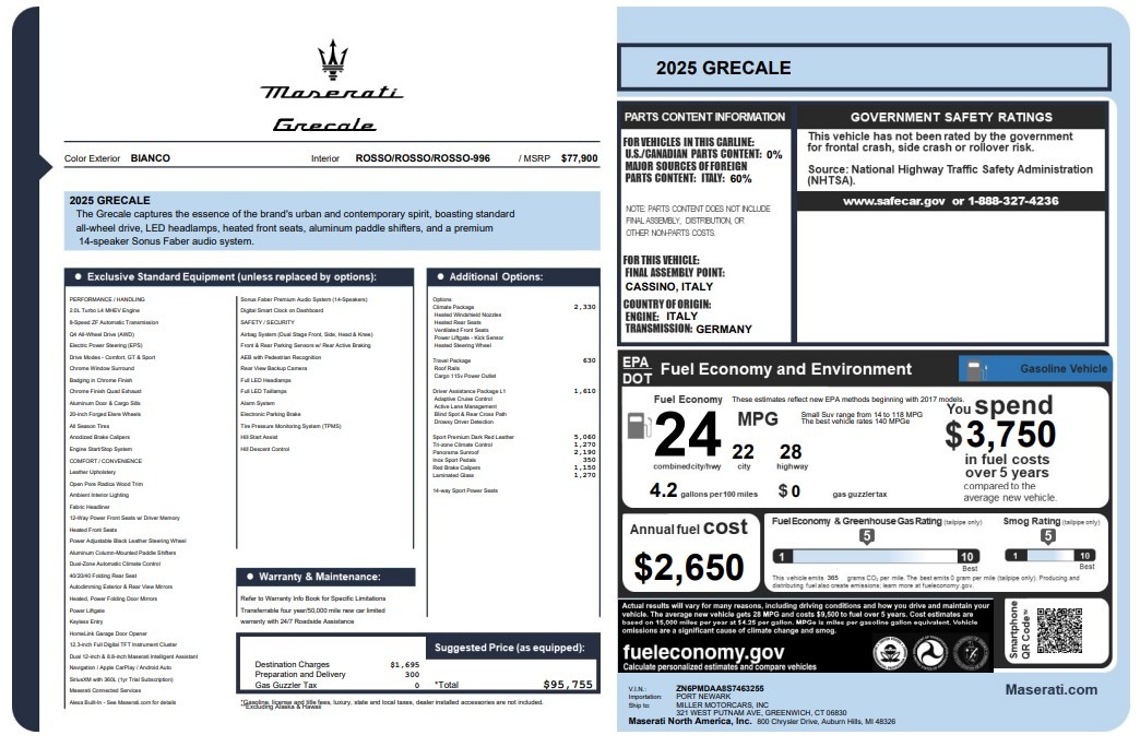 2025 Maserati Grecale