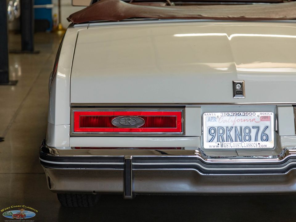 1983 Buick Riviera 5.0L V8 Convertible