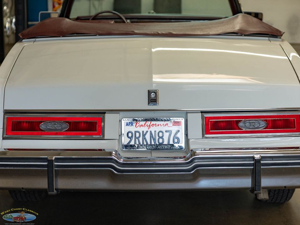 1983 Buick Riviera 5.0L V8 Convertible