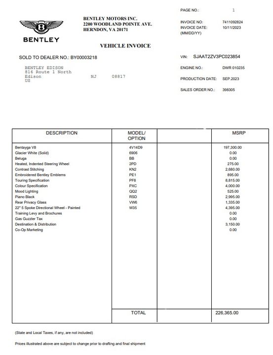 2023 Bentley Bentayga
