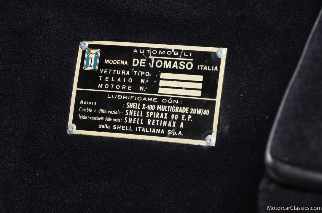 1970 De Tomaso Mangusta