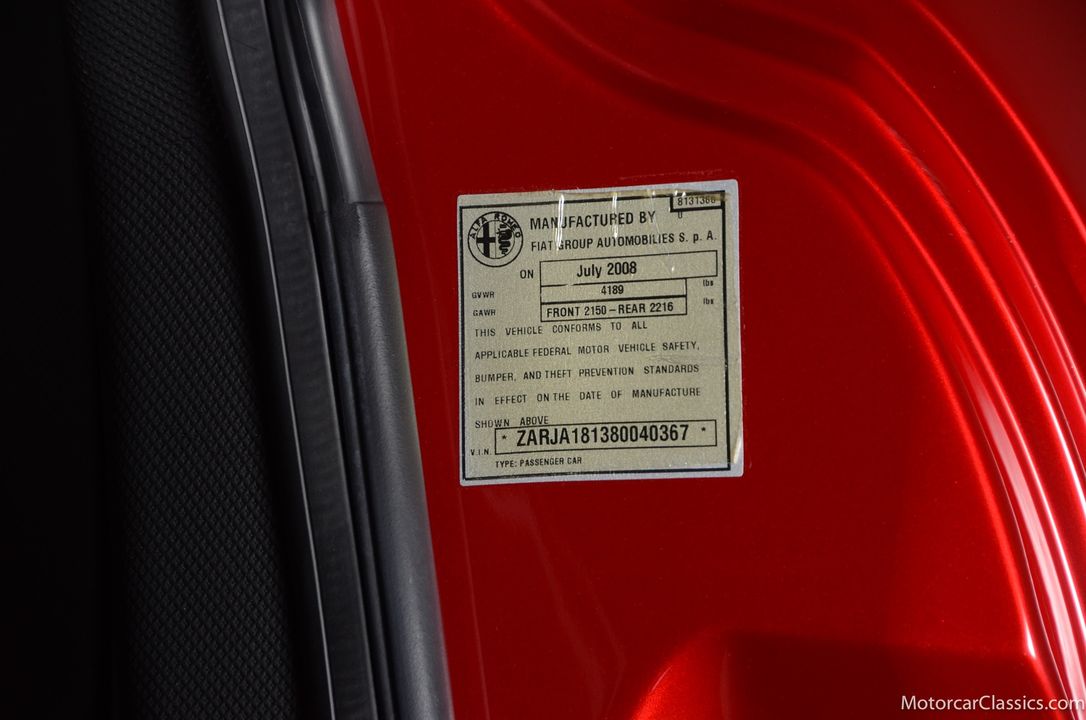 2008 Alfa Romeo 8C Competizione