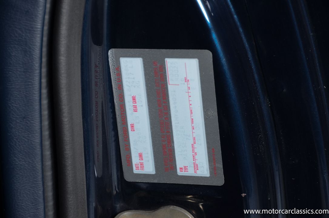 1987 Lincoln Mark VII