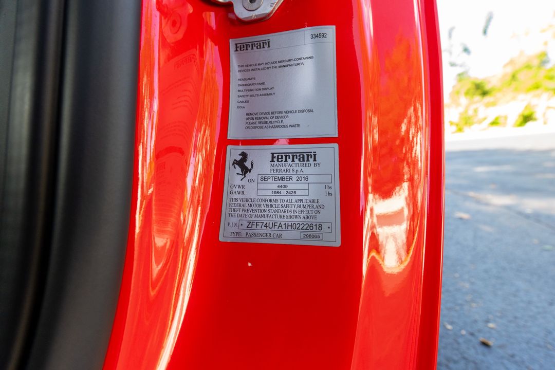 2017 Ferrari F12berlinetta