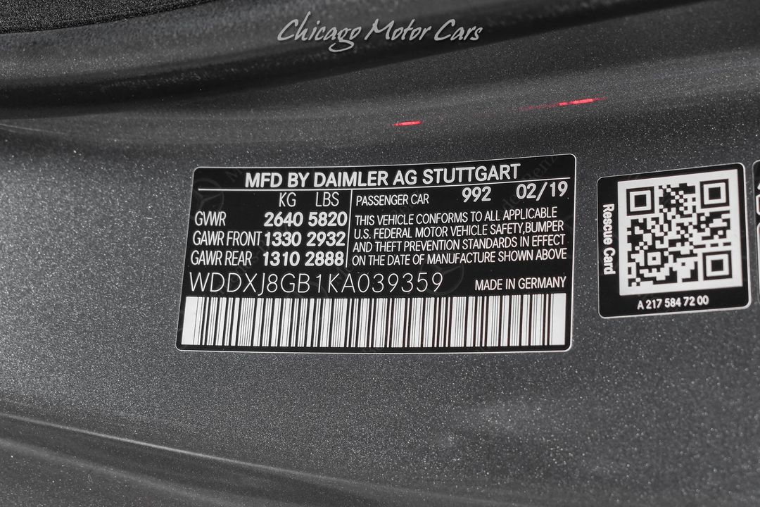 2019 Mercedes-Benz S560 4Matic