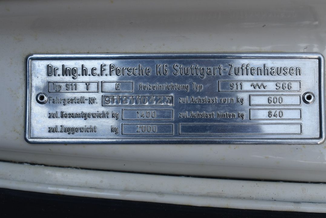 1972 Porsche 911T Targa