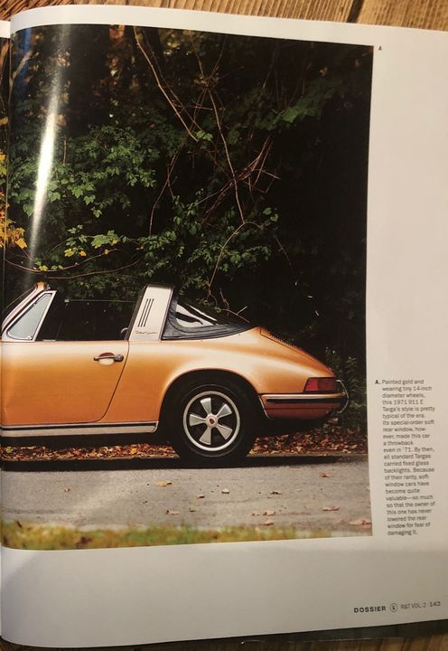 1971 Porsche 911E Factory Soft Window Targa - 1 of 1