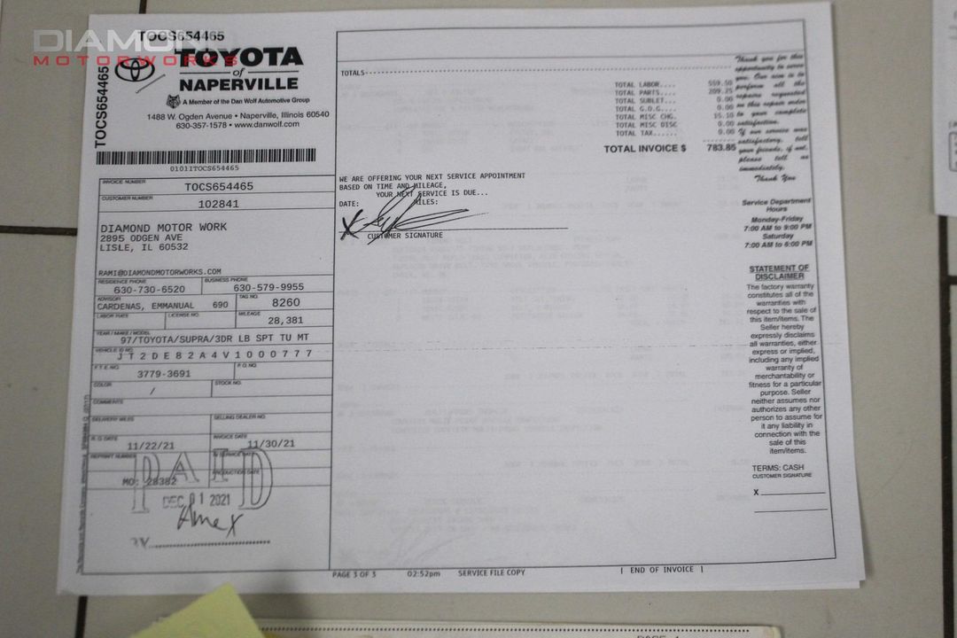 1997 Toyota Supra