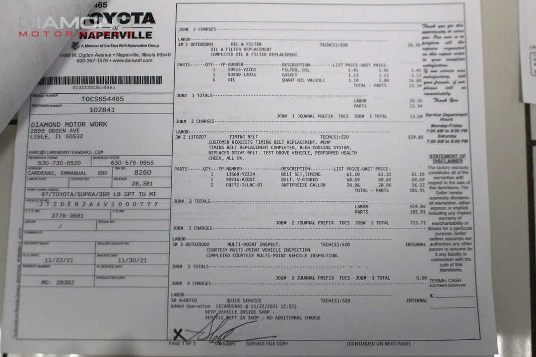 1997 Toyota Supra