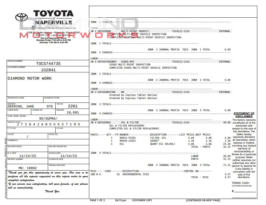 1995 Toyota Supra