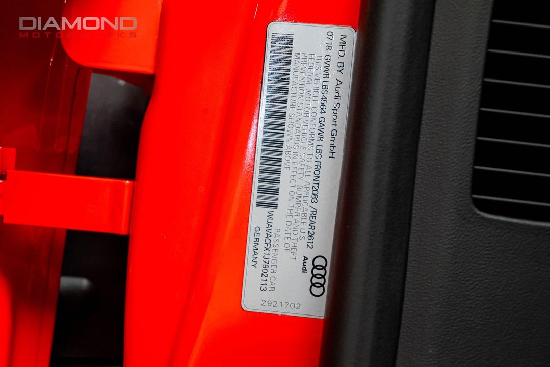 2018 Audi R8