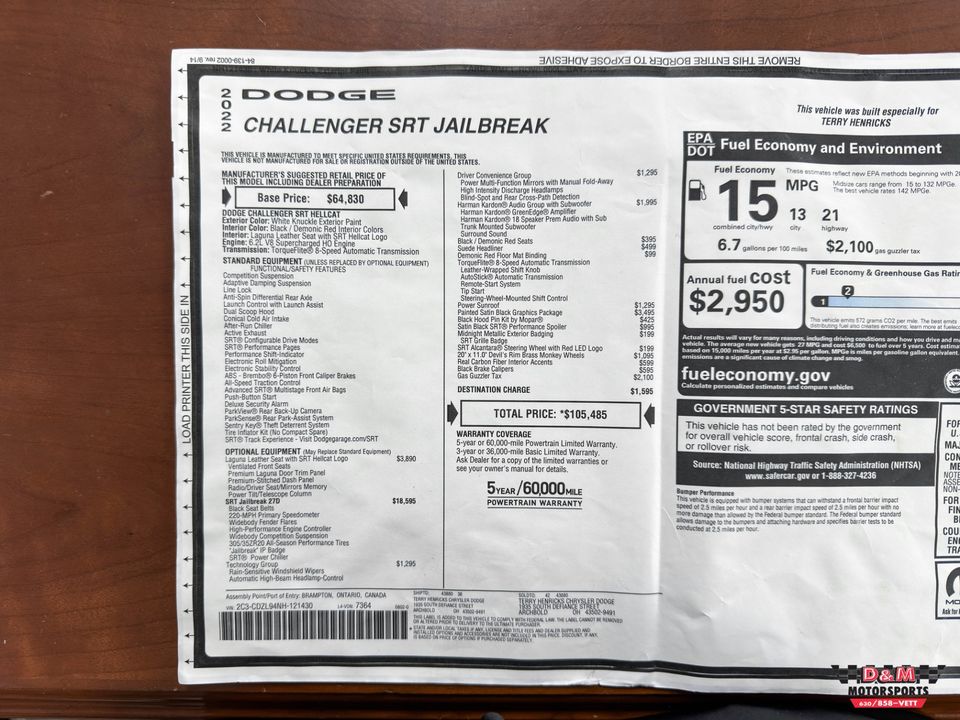 2022 Dodge Challenger