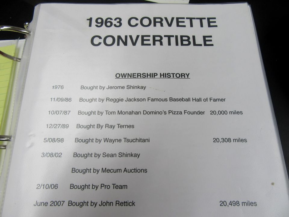 1963 Chevrolet Corvette  SOLD!!!