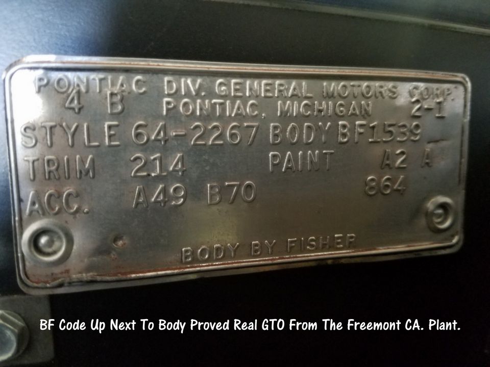 1964 Pontiac GTO - SOLD!!