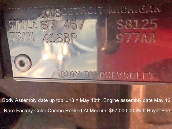 1967 Chevrolet Corvette - SOLD!!