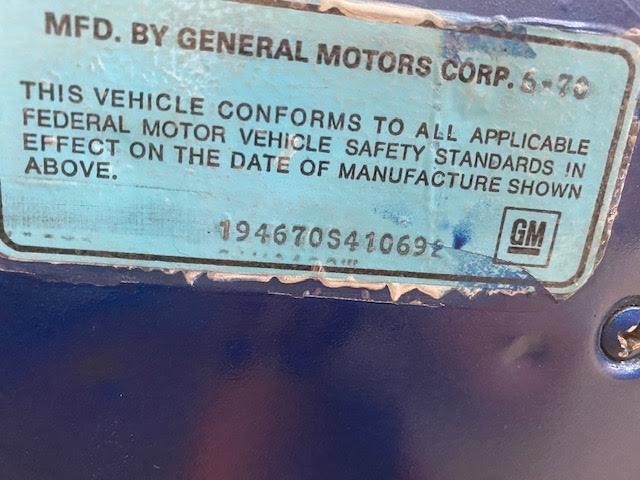1970 Chevrolet Corvette - SOLD