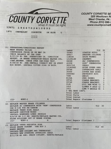 1970 Chevrolet Corvette - SOLD