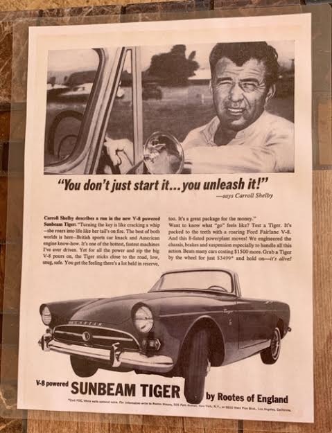 1966 Sunbeam - SOLD Tiger Mark 1A - SOLD!!!