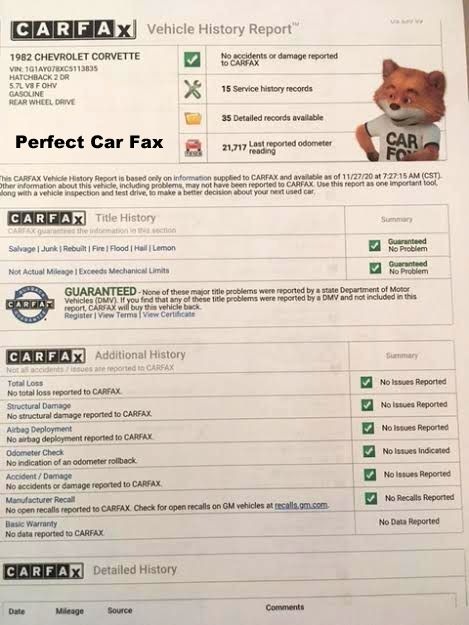 1982 Chevrolet Corvette - All Original - SOLD!!